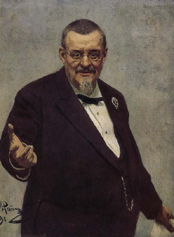 Ilia Efimovich Repin Si Pasuo Weiqi portrait